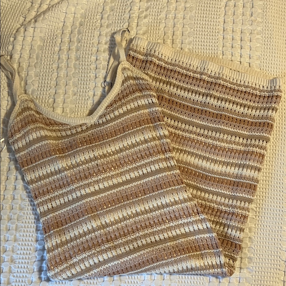 Olive & Oak Sand Beige Knit Dress